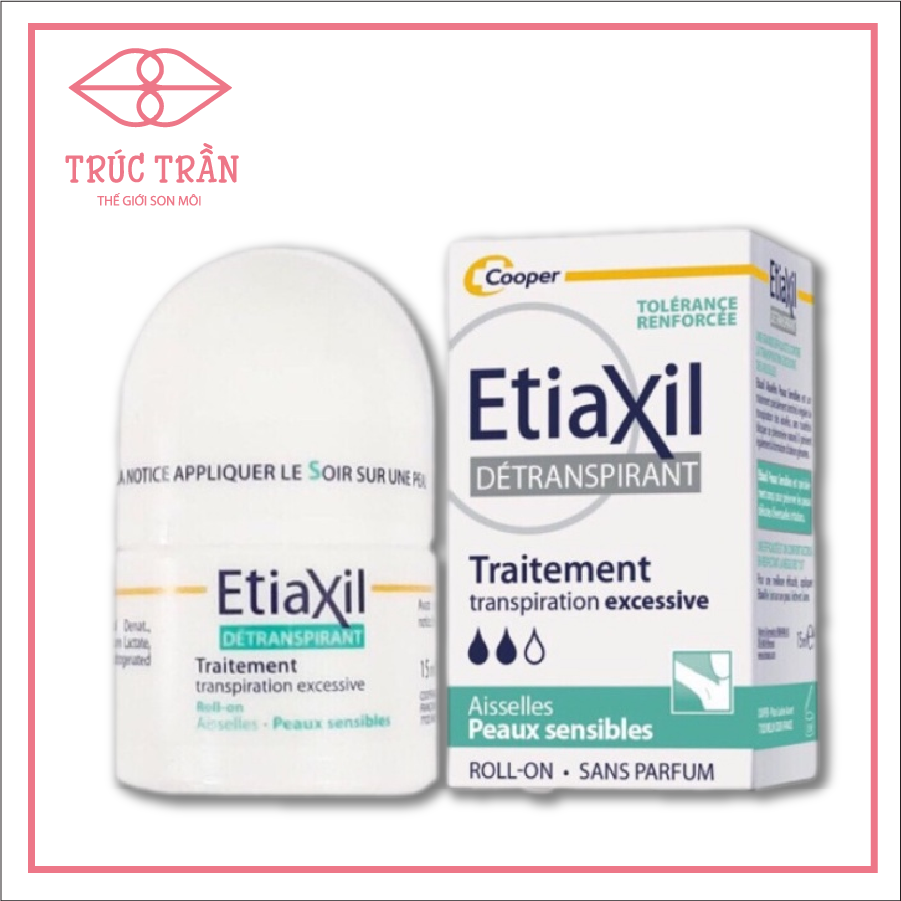 Lăn Khử Mùi EtiaXil Nhãn Xanh Cho Da Nhạy Cảm 15ml