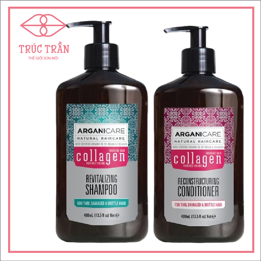 Gội Xả Arganicare Collagen 400ml