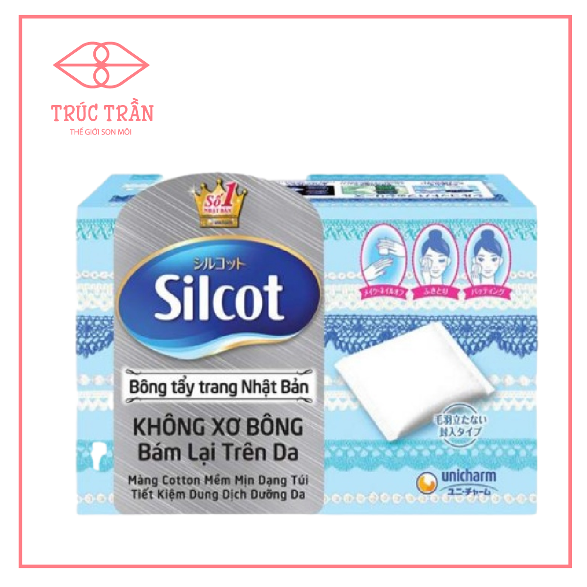 BÔNG TẨY TRANG SILCOT