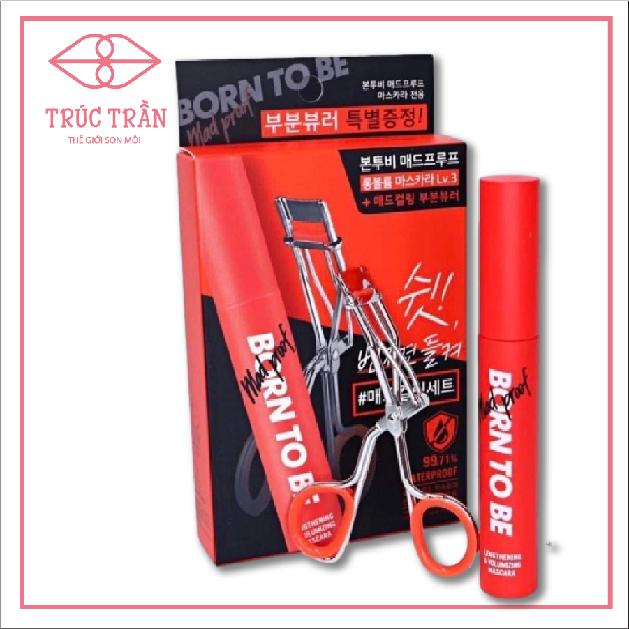 Set Chuốt Mi + Kẹp Mi Born To Be