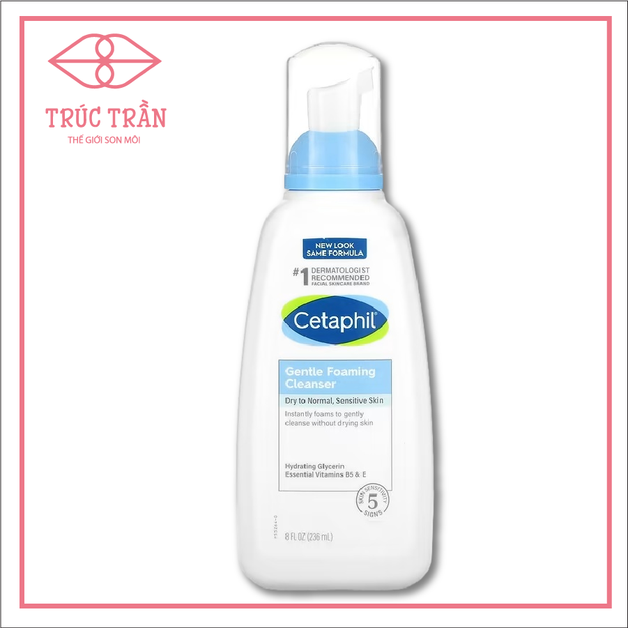 Sữa Rửa Mặt Tạo Bọt Cetaphil Xanh 236ml