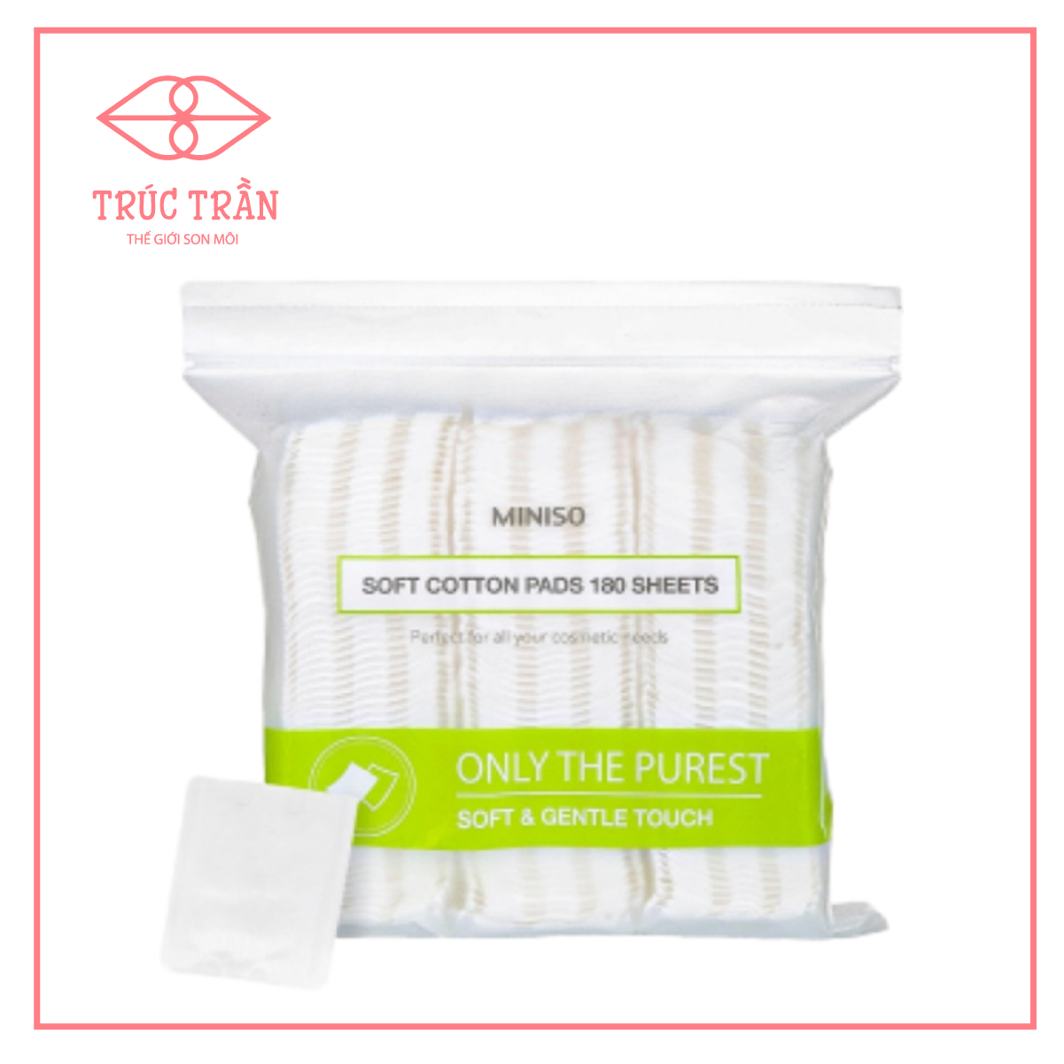 Bông Tẩy Trang Miniso 180m