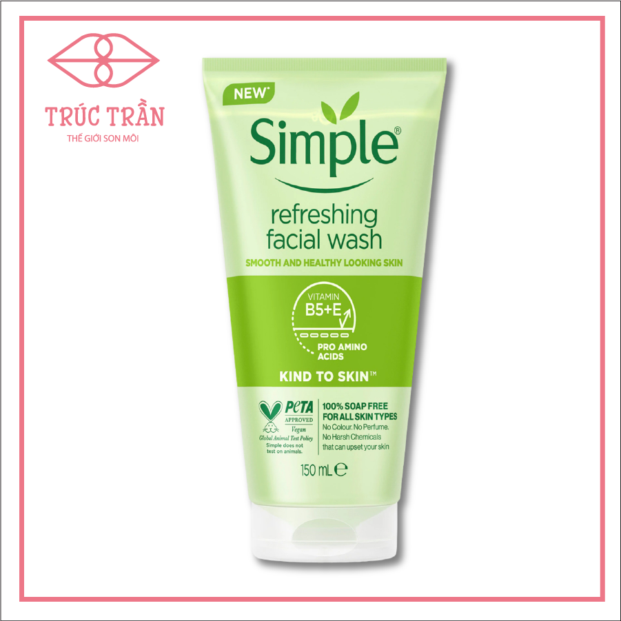 Sữa rửa mặt Simple