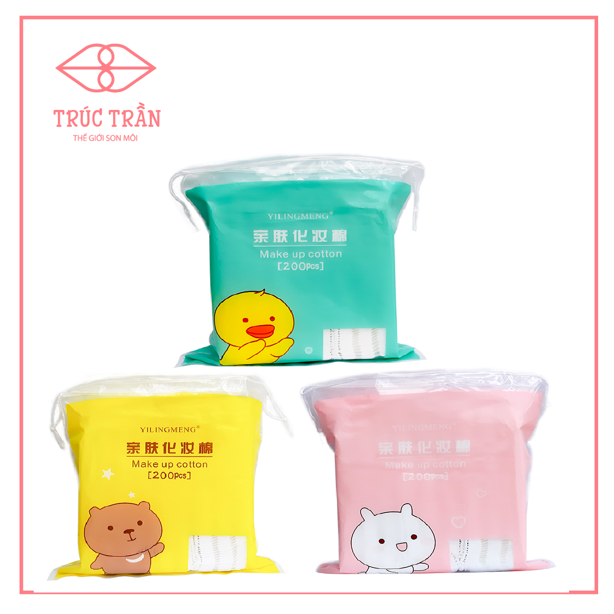 Bông Tẩy Trang Miniso Gấu Vịt