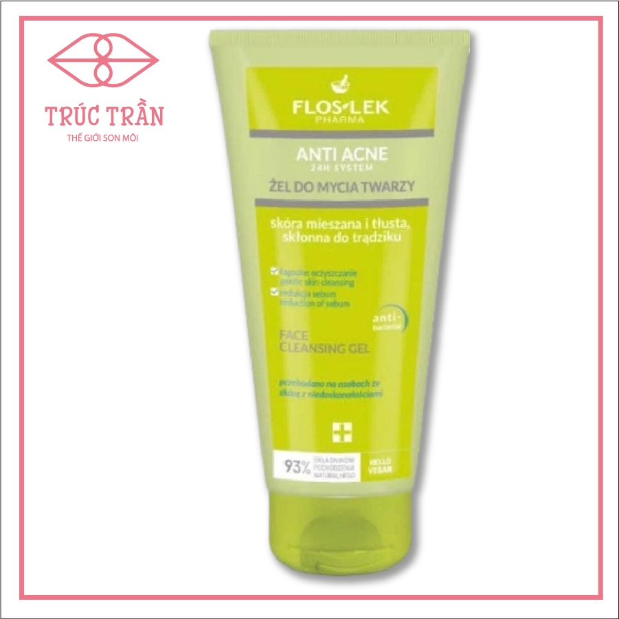 Sữa Rửa Mặt Flos-Lek 200ml Mẫu Mới