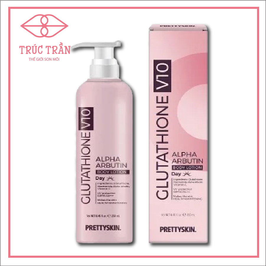 Dưỡng Thể Ban Ngày Glutathione Prettyskin Hồng