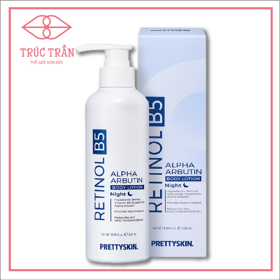 Dưỡng Thể Ban Đêm Retinol Prettyskin Xanh