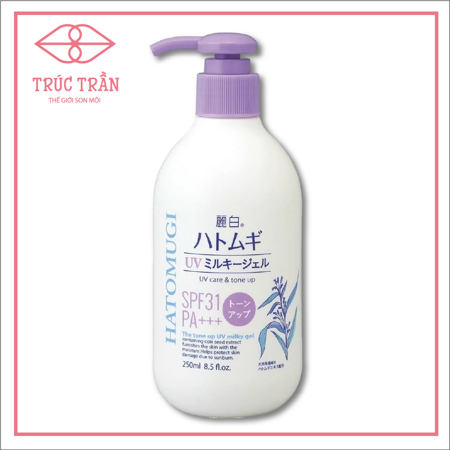 DƯỠNG THỂ HATOMUGI NẮP TÍM 250ML