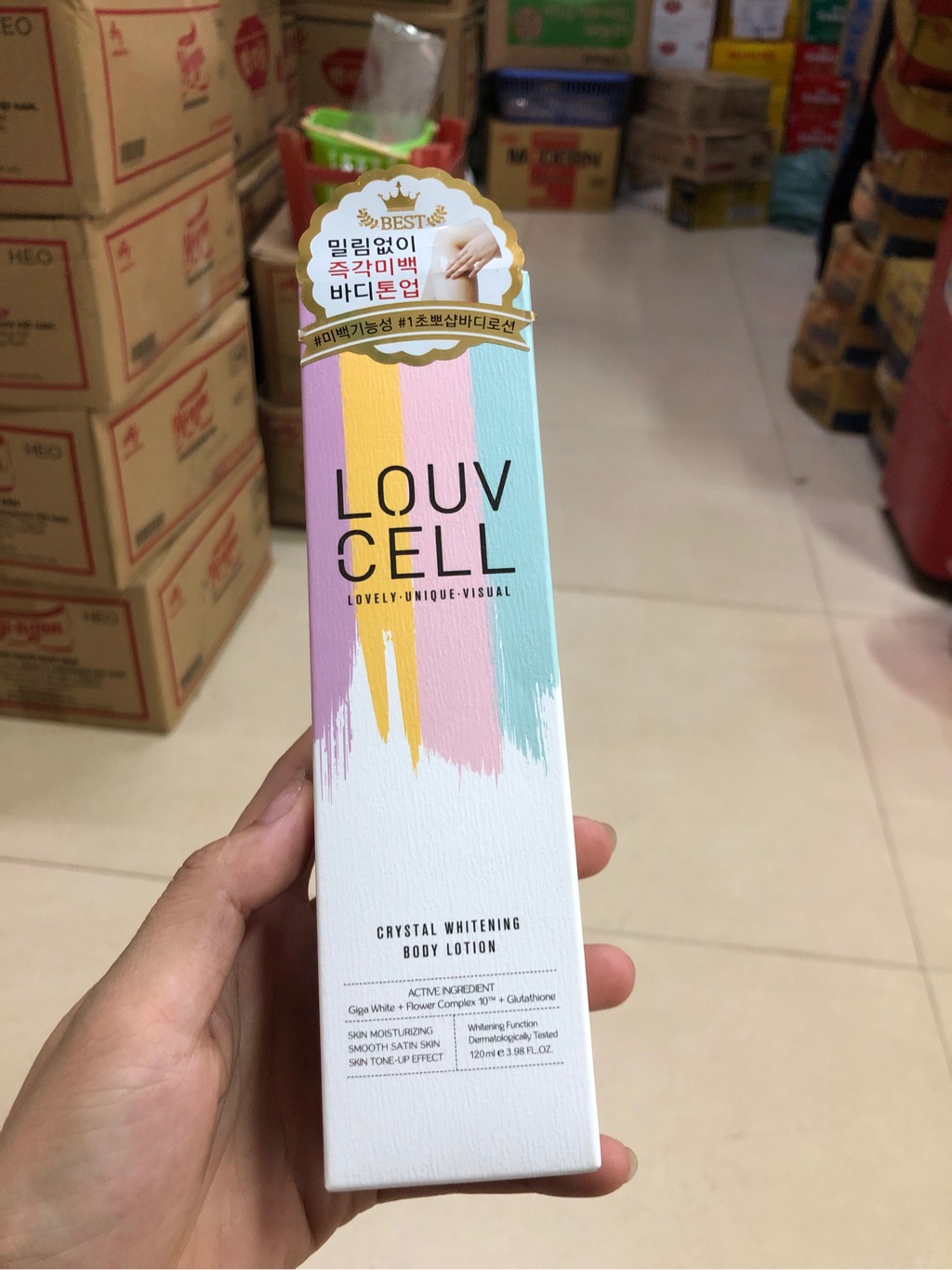 Kem dưỡng body louvcell 120ml