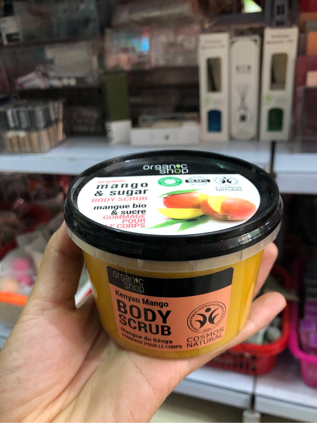 Tẩy da chết xoài organic