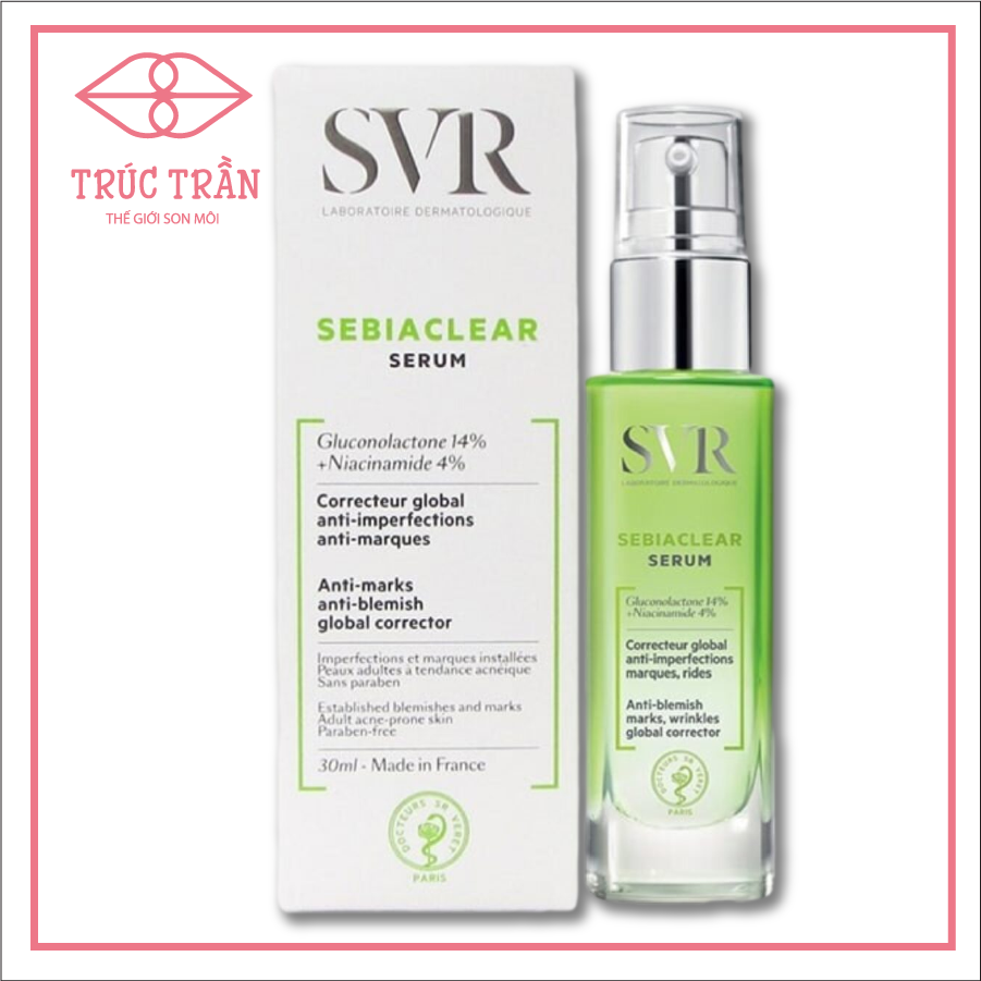 Tinh Chất Làm Giảm Mụn Mờ Thâm Sạm SVR Sebiaclear