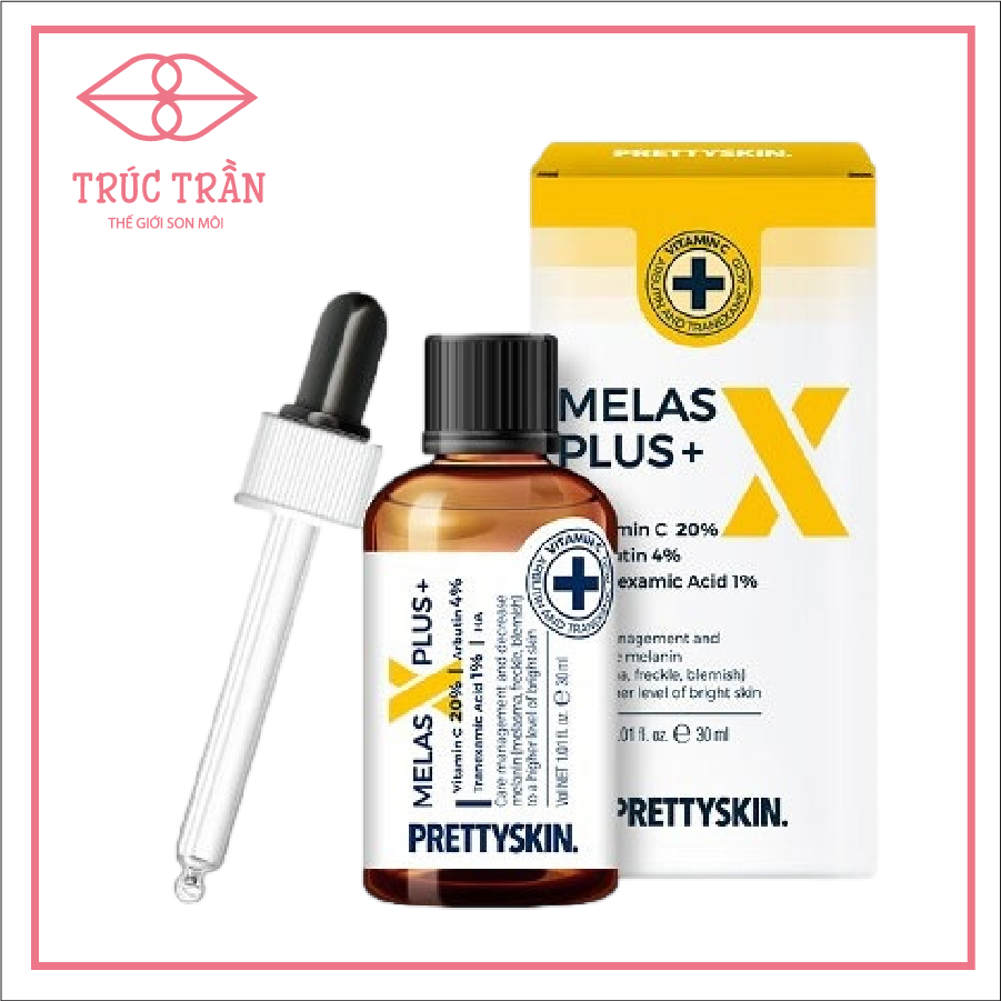 Tinh Chất Trắng Da Mờ Thâm Prettyskin Melas Plus+