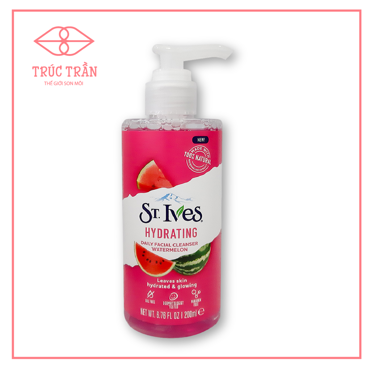 Sữa Rửa Mặt St.Ives Vòi 200ml Hồng