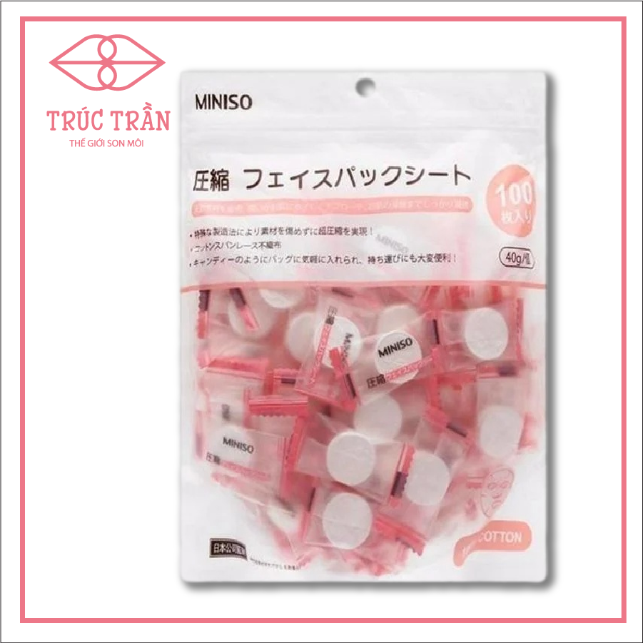 Mặt Nạ Nén Miniso túi 100 cái