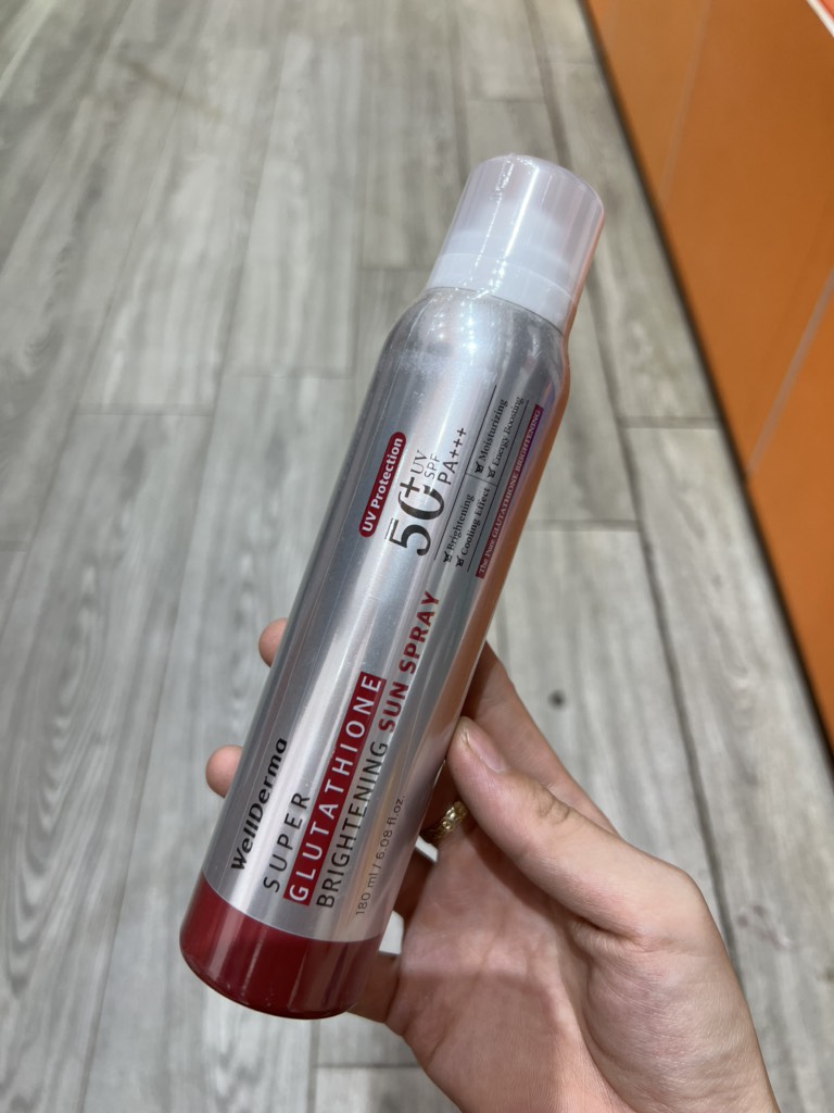 Xịt Chống Nắng Wellderma 180ML