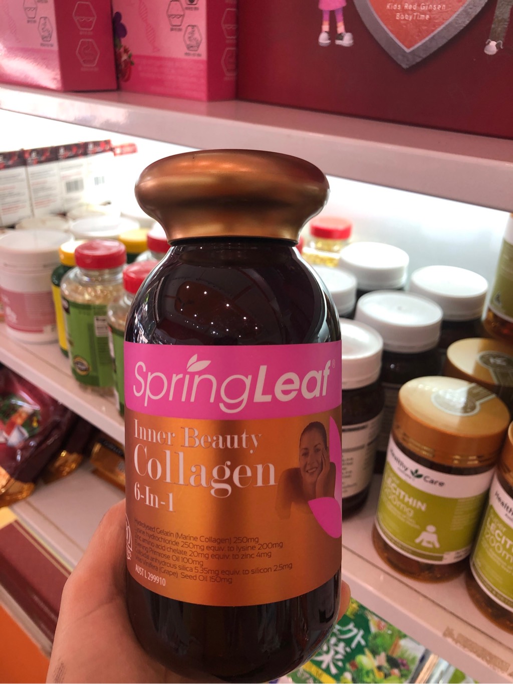 Collagen Spring Leaf Úc 180v