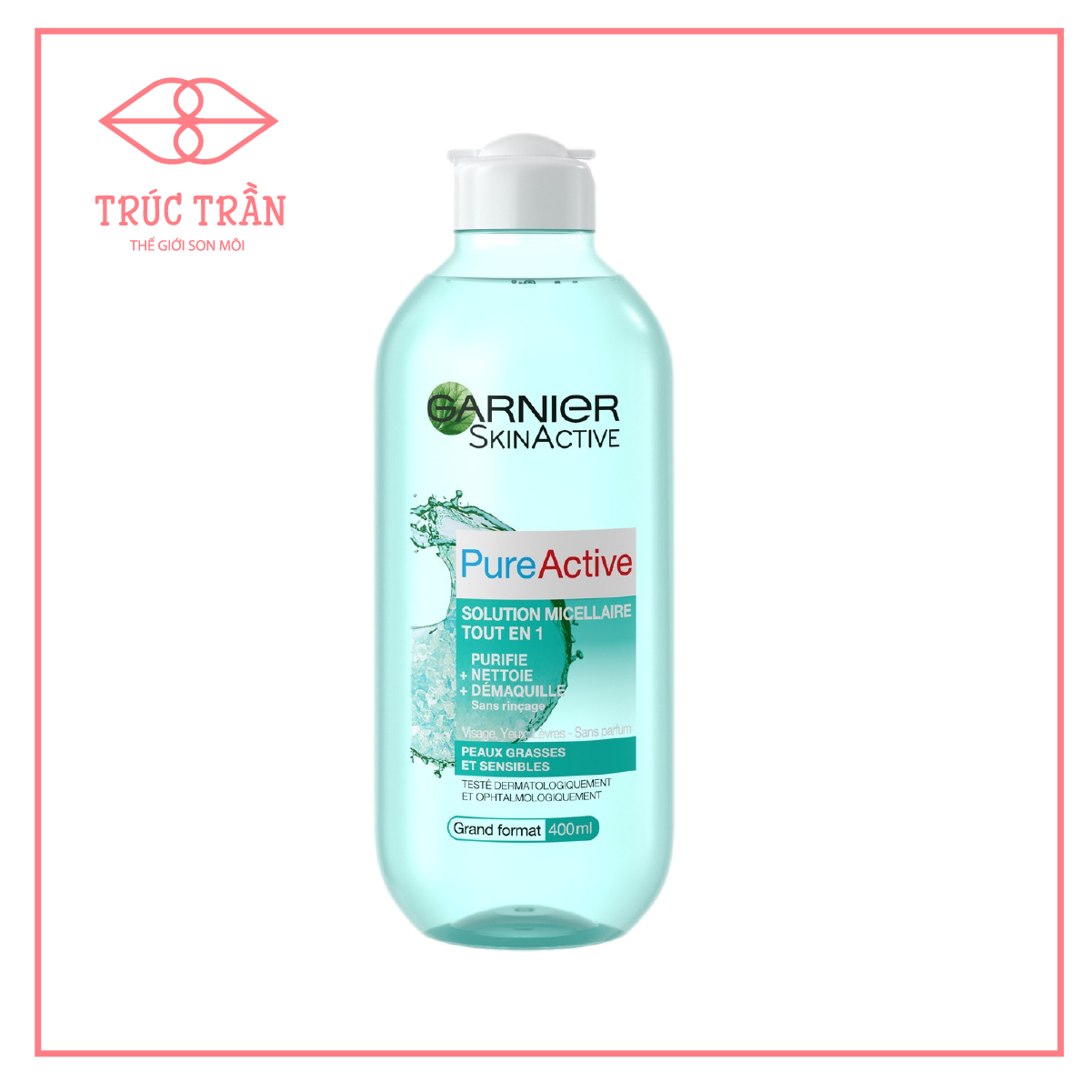 TẨY TRANG GARNIER XANH NẮP TRẮNG DA DẦU