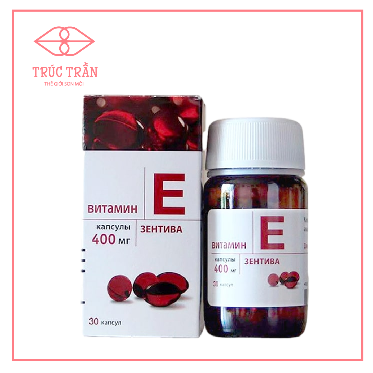Vitamin E Nga 400Mr Lọ Thủy Tinh