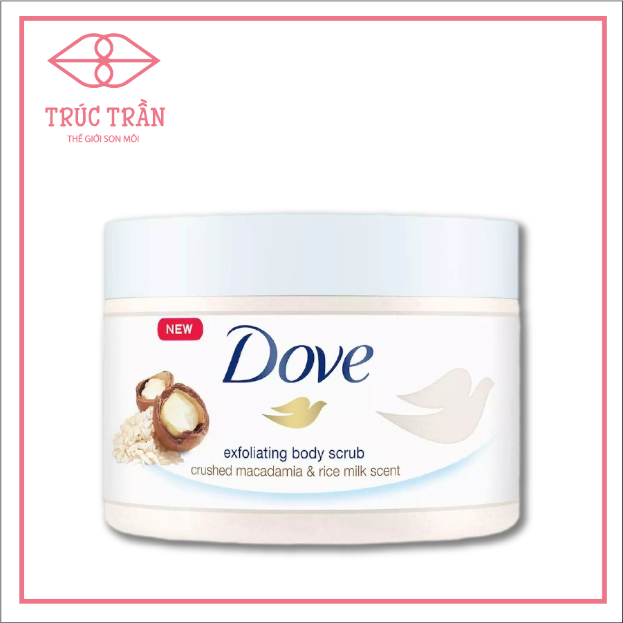 Tẩy Da Chết Dove Maca + Gạo