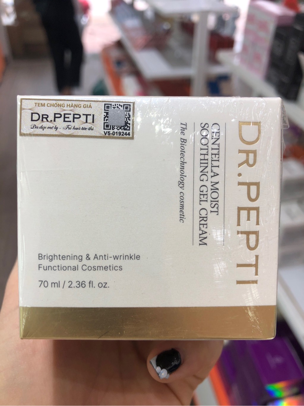 Kem Dưỡng Ẩm Dr.pepti Centella