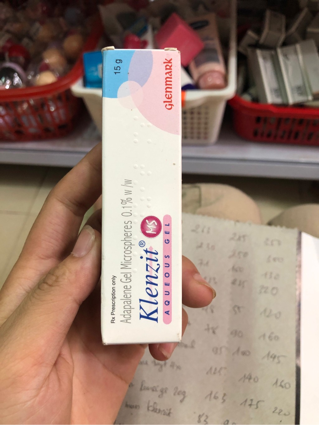 Kem trị mụn klenzit ms