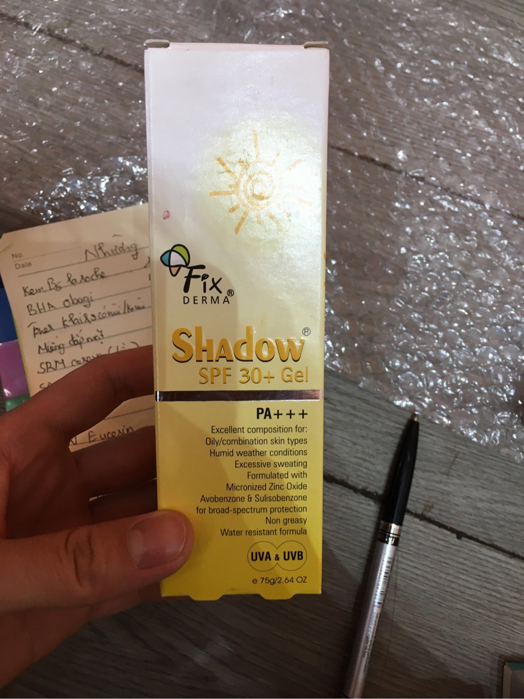 Kcn Fix Derma Shadow SPF 30+ Gel 75ml