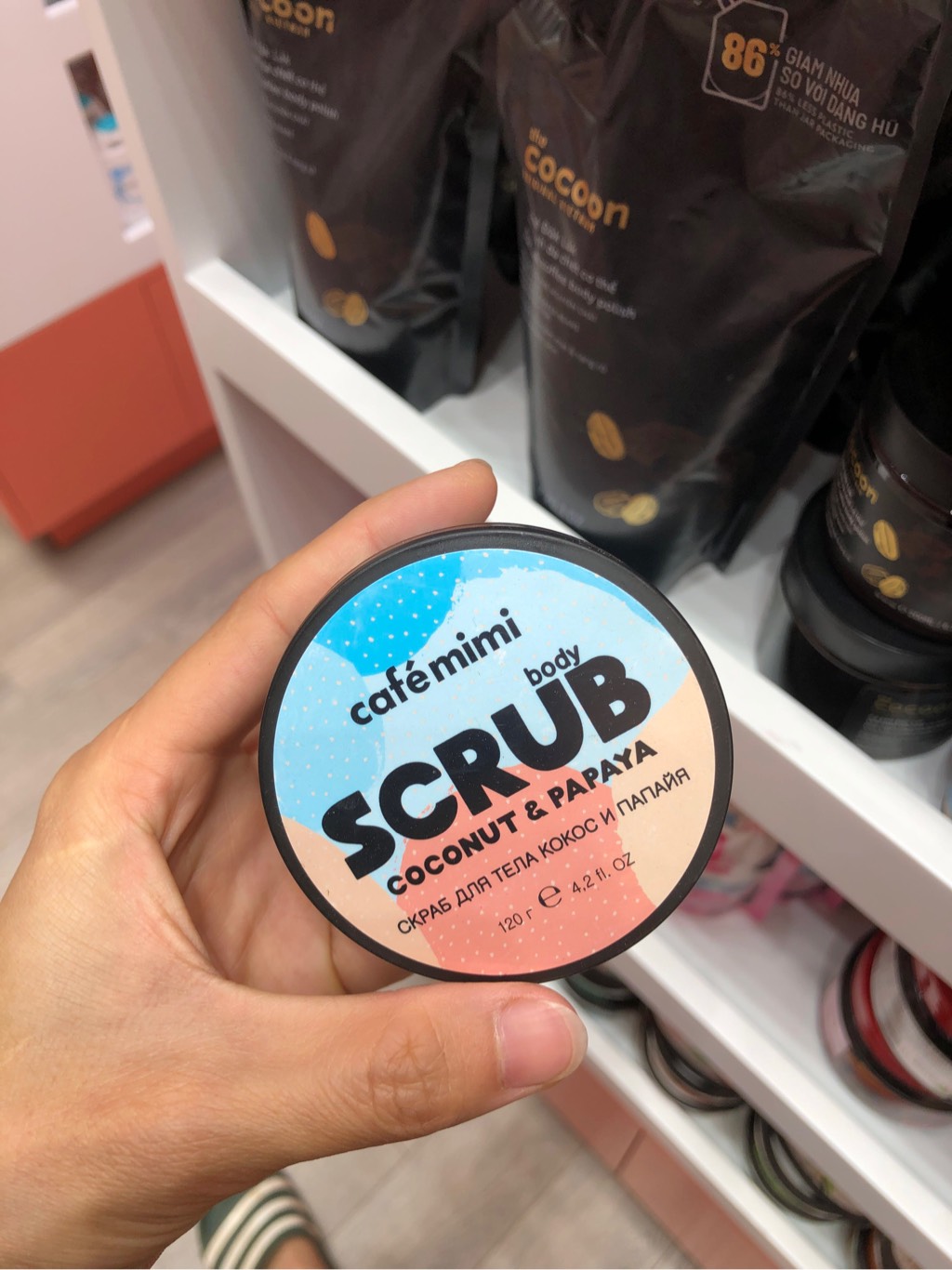 TẨY DA CHẾT CAFE SCRUB COCONUT&PAPAYA
