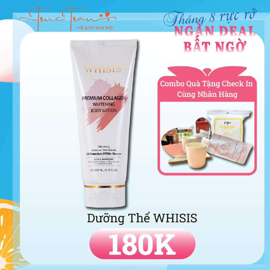 Dưỡng Trắng Body Whisis