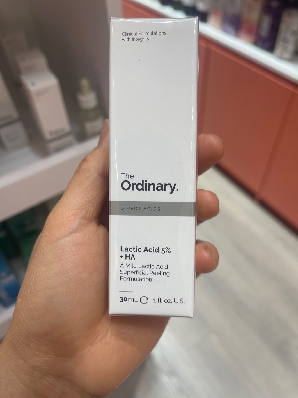 Tinh Chất The Oridinary Lactic Acid 5% + HA 30ml
