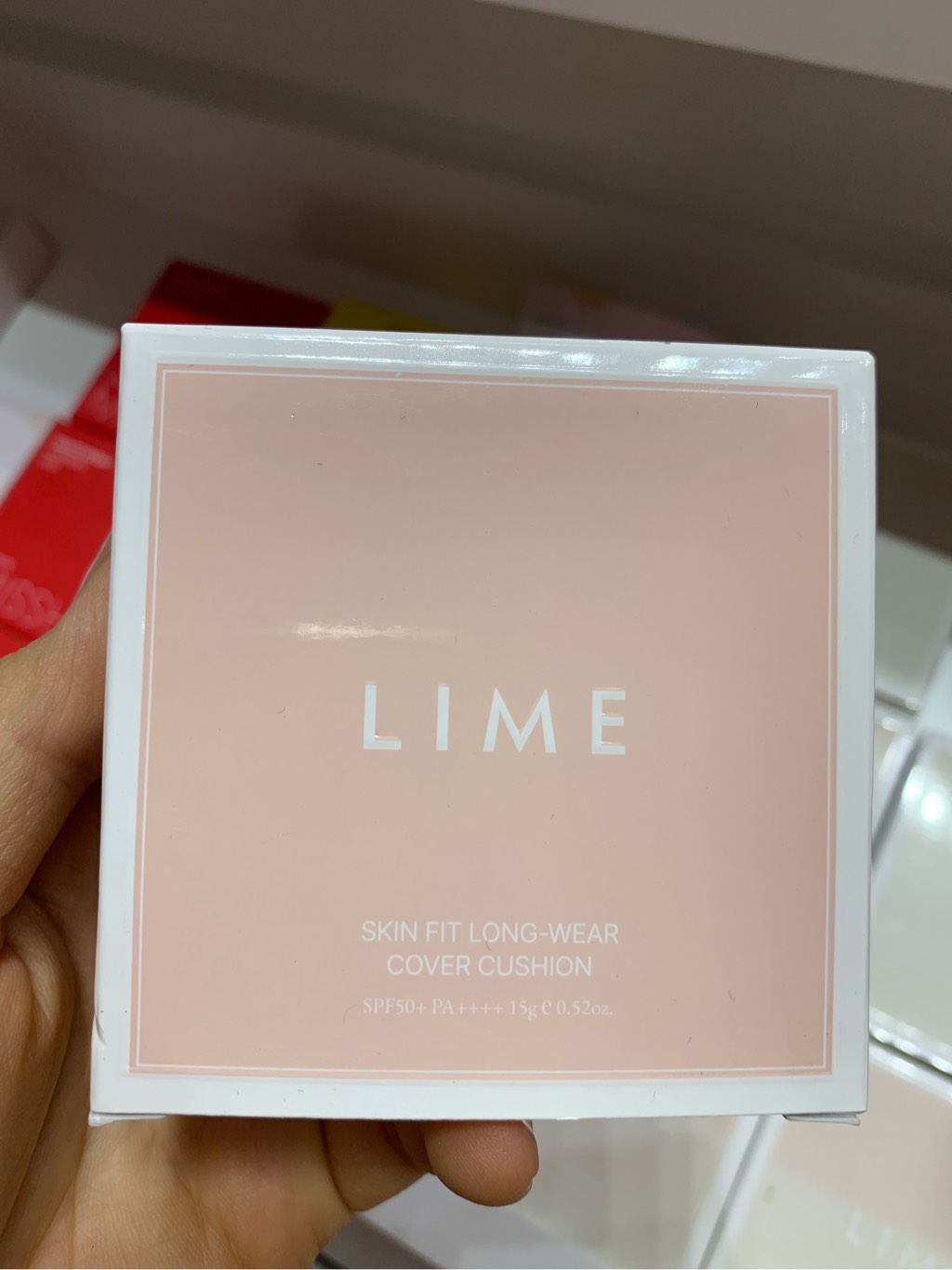 Cushion Lime Hồng Skin Fit Long-Wear