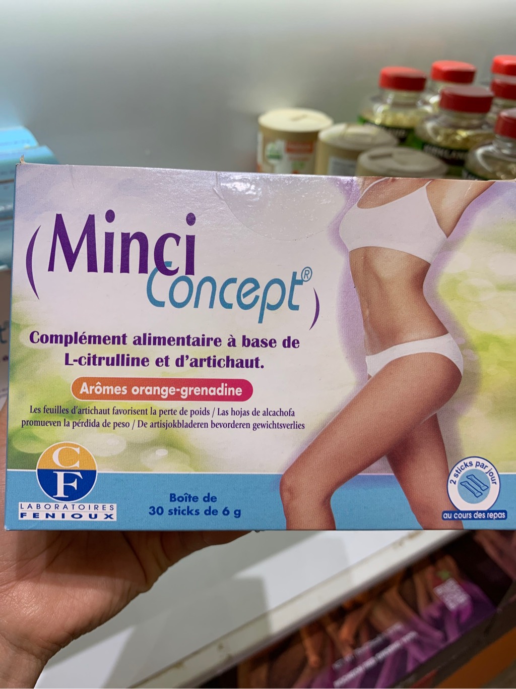 Hỗ TRợ Giảm Cân Minci Concept hộp 30 gói - Pháp