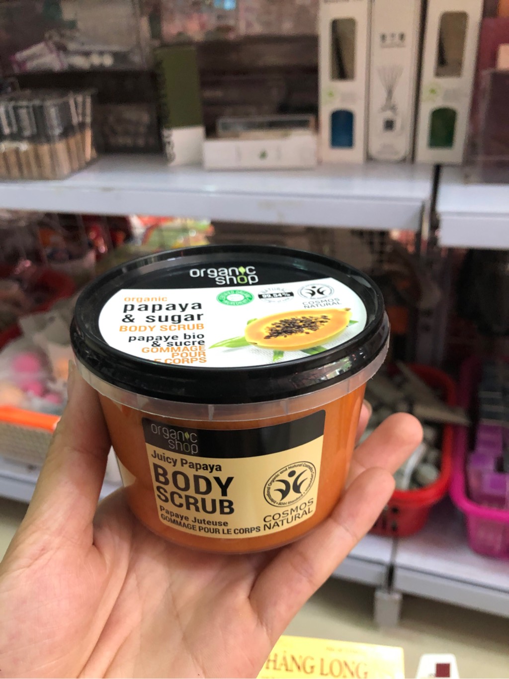 Tẩy da chết đu đủ organic