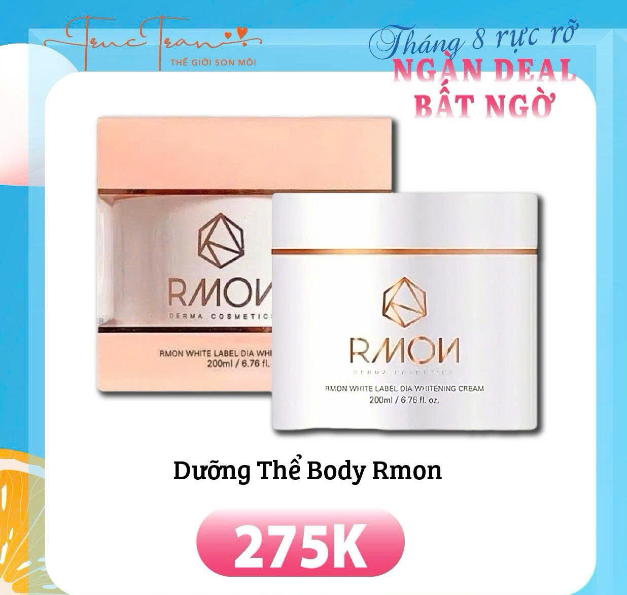 Dưỡng Trắng Body RMON