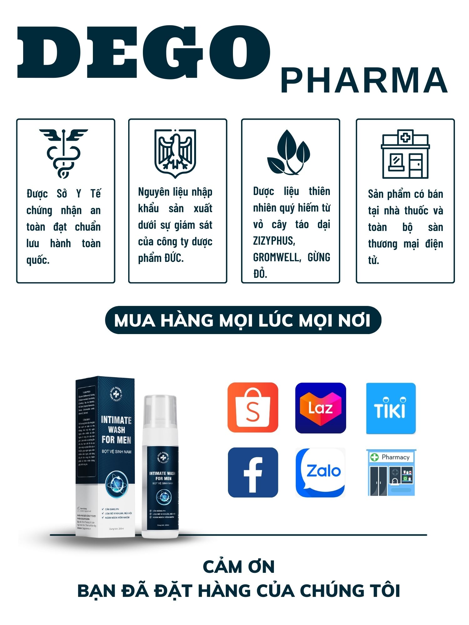 ​​​​​​​So sánh giá cả và hiệu quả của Bọt vệ sinh nam Dego Pharma so với các sản phẩm trên thị trường