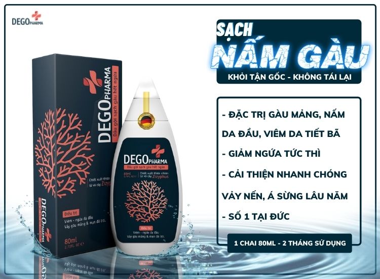 dầu gội trị nấm da đầu