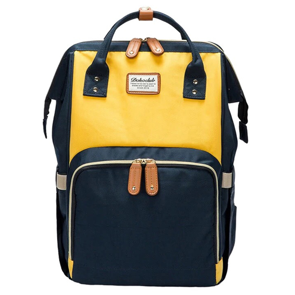 Balo bỉm sữa Dokoclub - Xanh vàng