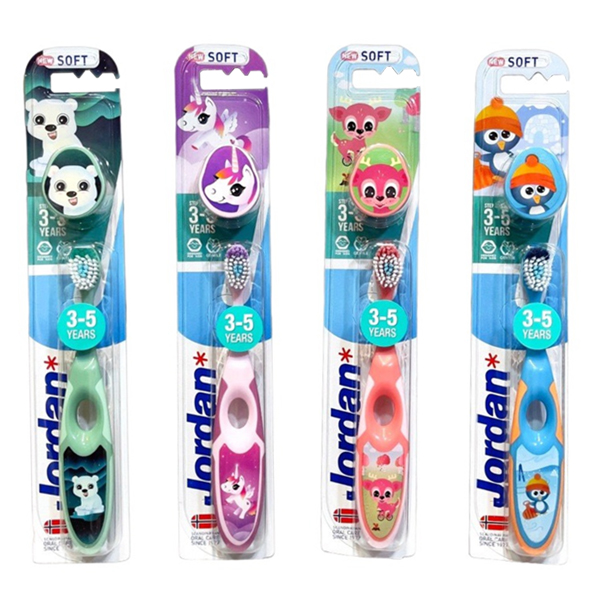 Bàn chải lông mềm Jordan 3 - 5 tuổi