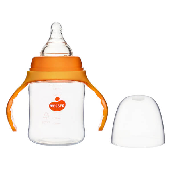 Bình sữa Wesser nhựa PP cổ rộng 180ml