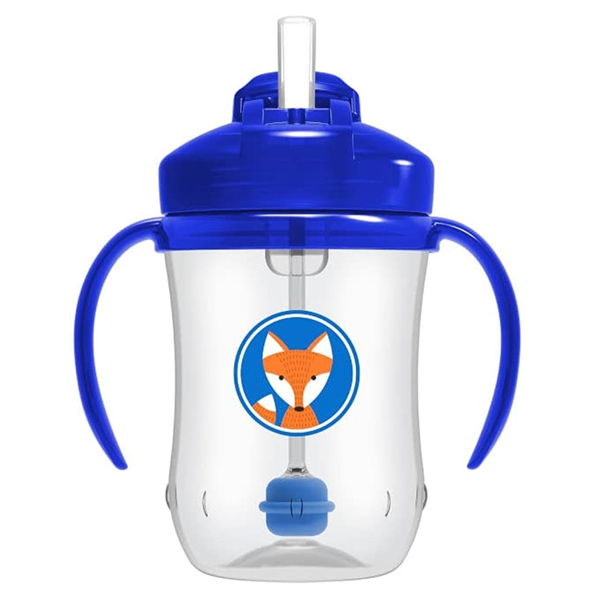 Bình tập uống Dr Brown's 360 độ 270ml - Xanh