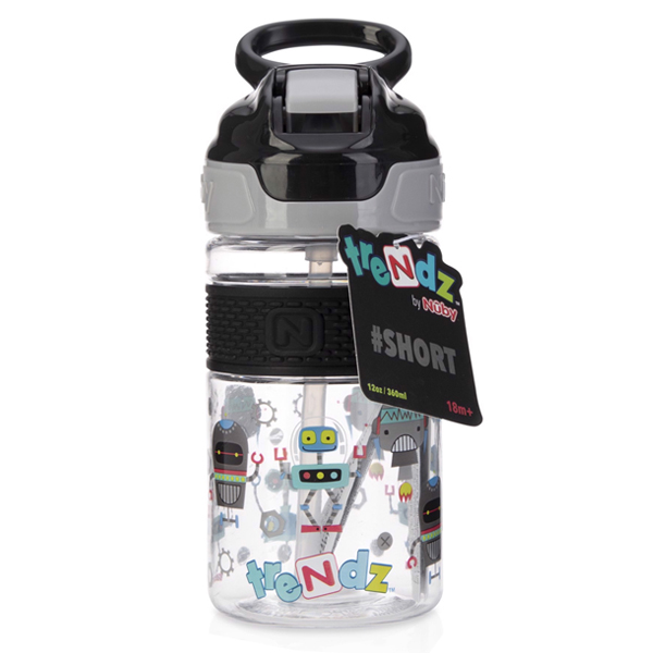 Bình uống nước Tritan Nuby 360ml - Đen