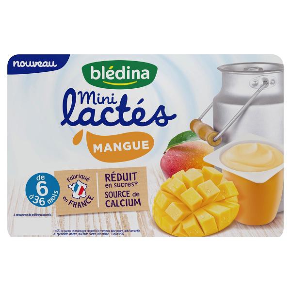 Sữa chua Bledina vị xoài cho bé từ 6 tháng tuổi 55g x 6 hộp