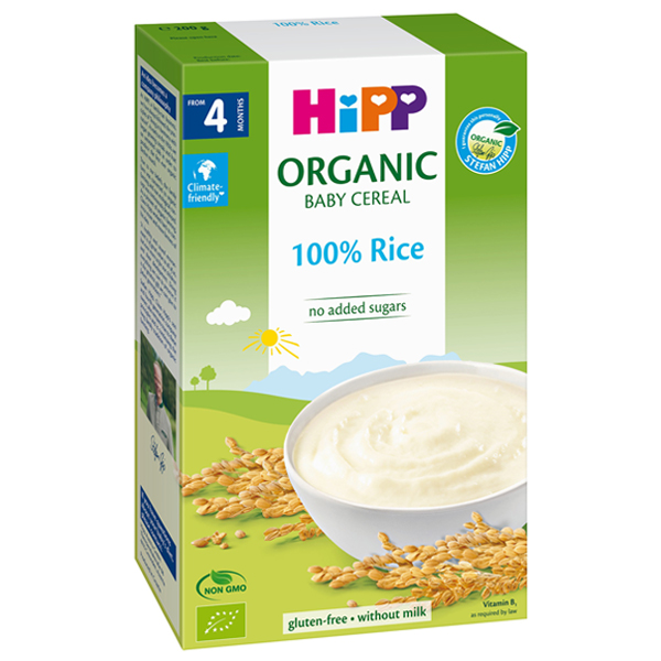 Bột ăn dặm HiPP vị gạo nhũ nhi cho bé từ 4 tháng tuổi 250g