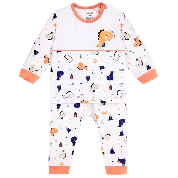 Bộ UalaRogo 36M khủng long 2039 - Trắng Cam