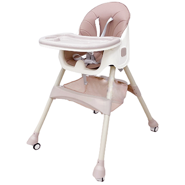 Ghế ăn dặm Umoo gấp gọn UM-0491 màu hồng