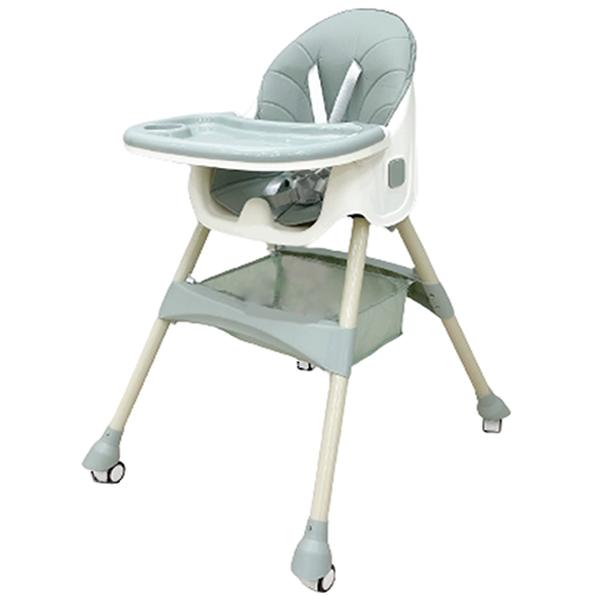 Ghế ăn dặm Umoo gấp gọn UM-0491 màu xanh mint