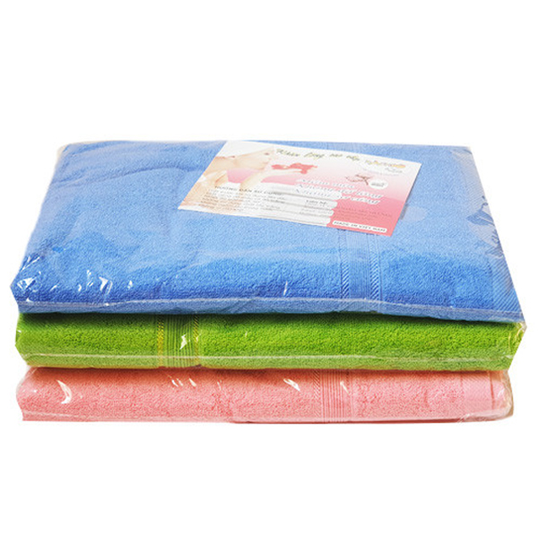 Khăn tắm cotton Kachoo Baby 60x120cm (giao màu ngẫu nhiên)