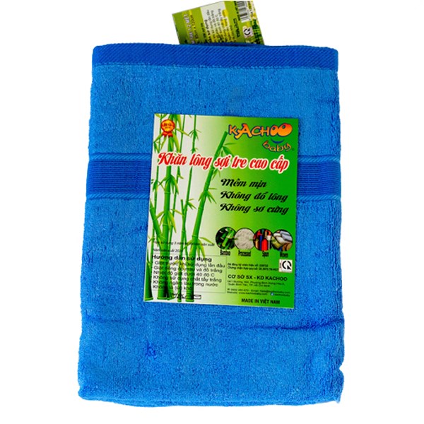 Khăn tắm sợi tre Kachoo Baby 70x140cm (giao màu ngẫu nhiên)