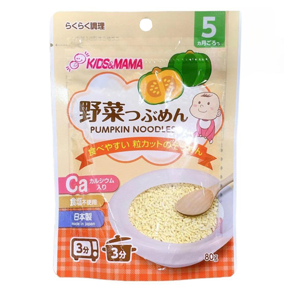 Mì somen Kids&MaMa vị bí đỏ 5M+ 80g
