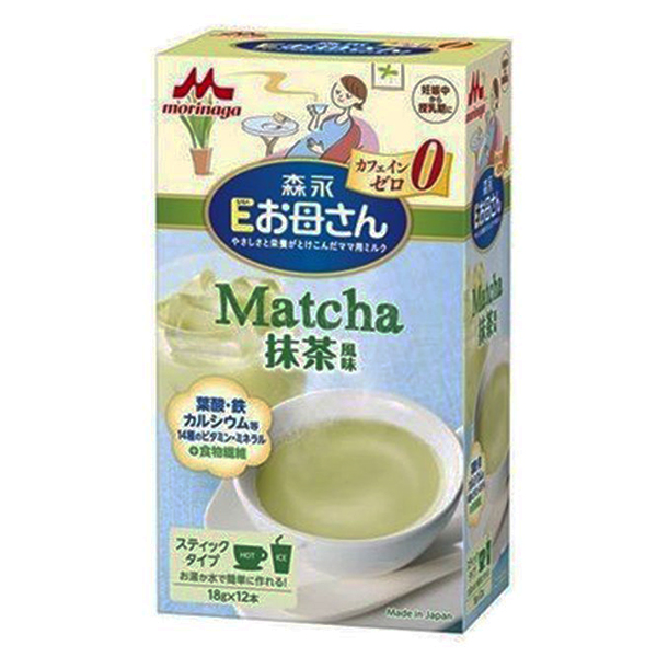 Sữa bầu Morinaga vị trà xanh 216g (18g x 12 gói)