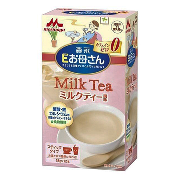 Sữa bầu Morinaga vị trà sữa 216g (18g x 12 gói)